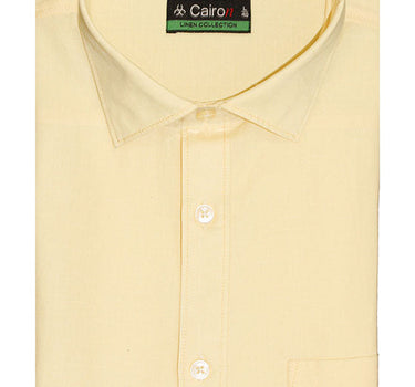 Solid Shirt Yellow