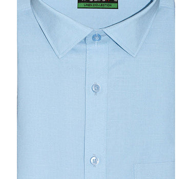 Solid Shirt Blue