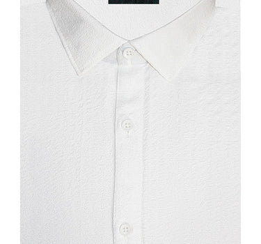 Self Stripe Shirt White