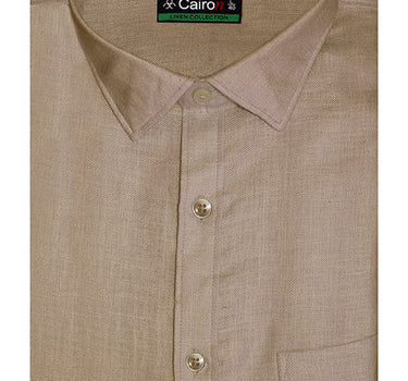 Cairon Solid Shirt Brown