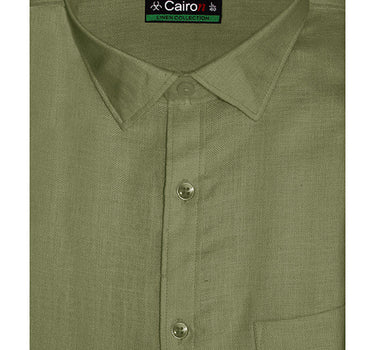 Cairon Solid Shirt Green