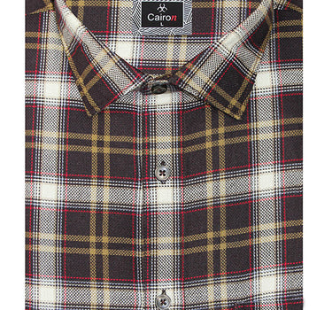 Check Shirt Brown