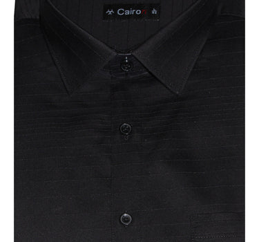 Self Stripe Shirt Charcoal