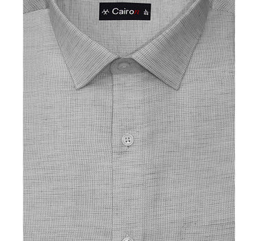 Solid Jute Shirt Shadow Grey