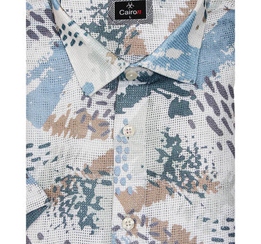 Printed Shirt Blue