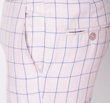 Check Trouser Pink